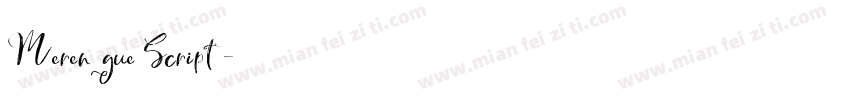 Merengue Script字体转换